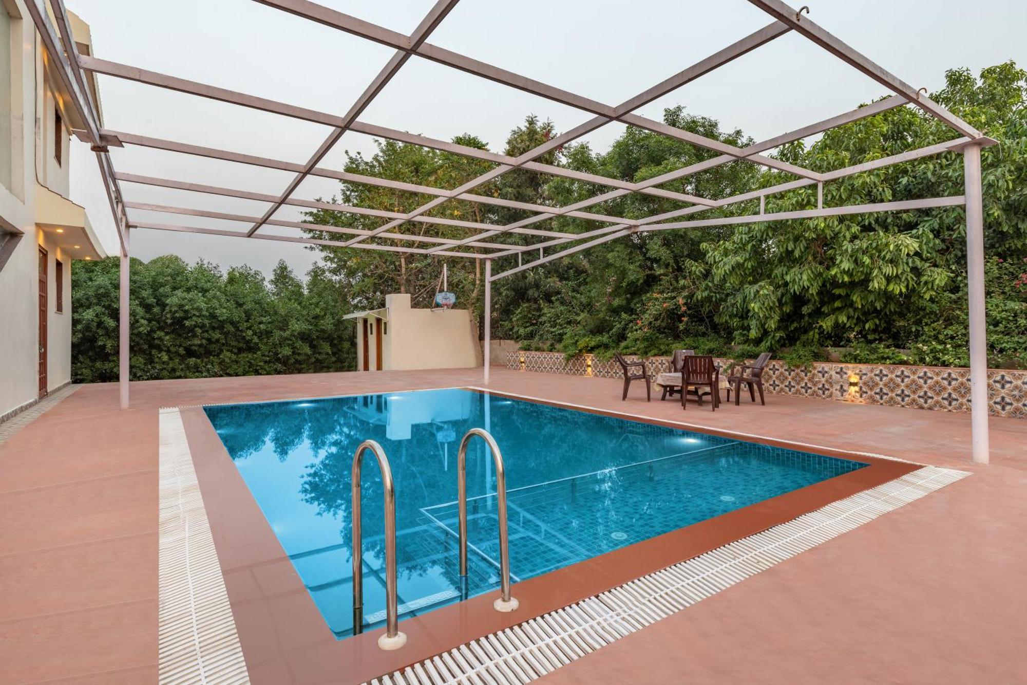 Alaya Stays Raga 2Bhk Farmstay With An Entertainment Lounge Sohna Exterior foto