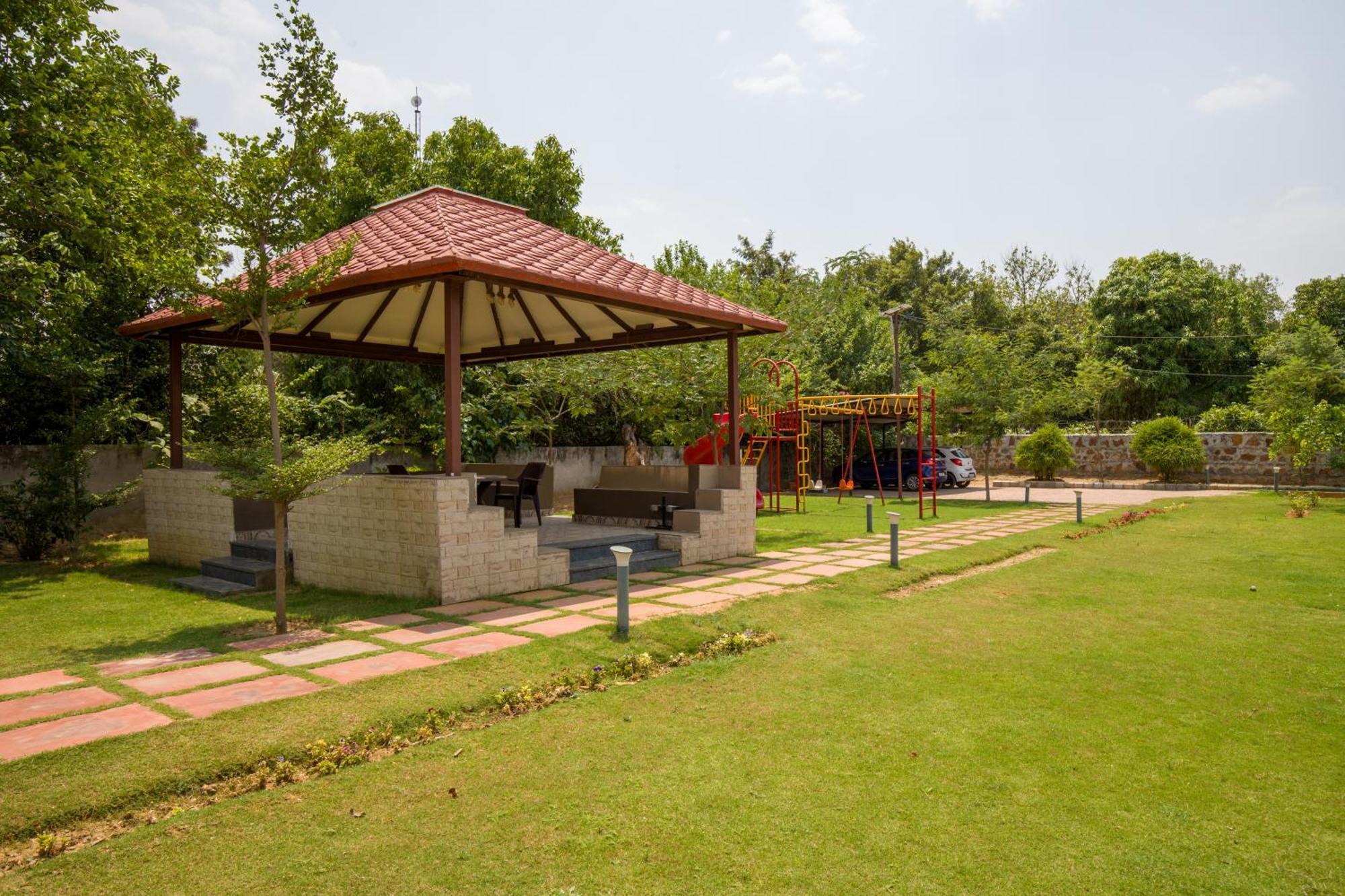 Alaya Stays Raga 2Bhk Farmstay With An Entertainment Lounge Sohna Exterior foto